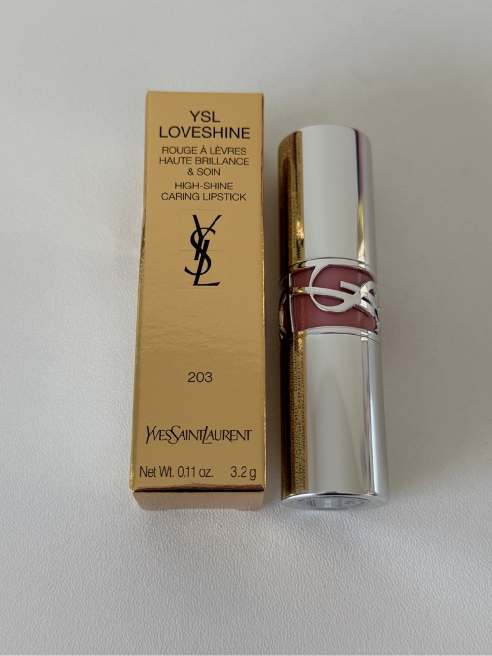 Yves saint laurent loveshine high shine caring lipstick
